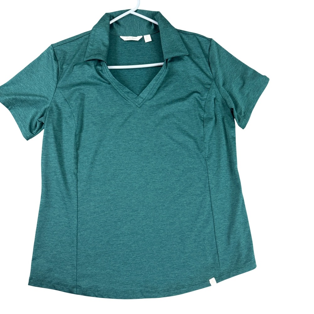 Lady Hagen Women Golf Polo Shirt Short Sleeve‎ Green Size M